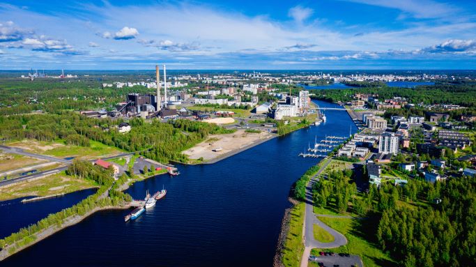 Oulu-Finland-Aerial-landscape.